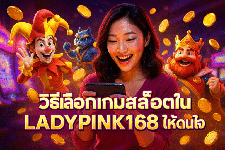 วิธีเลือกเกมส์สล็อตใน LADYPINK168 ให้โดนใจ