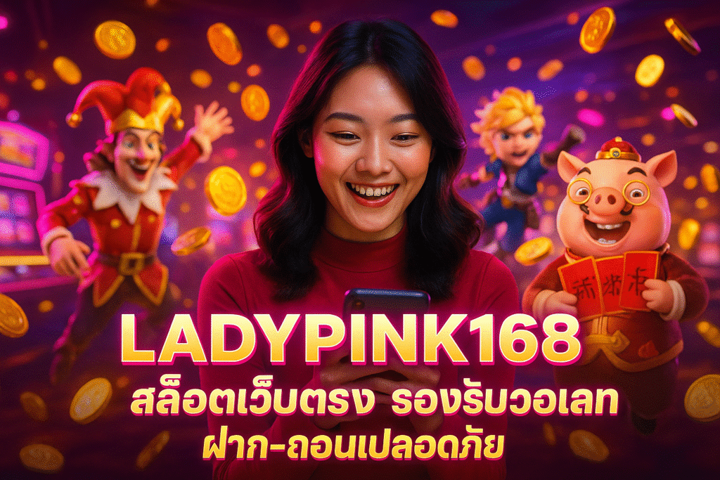 LADYPINK168 สล็อตเว็บตรง รองรับวอเลท ฝาก-ถอนปลอดภัย