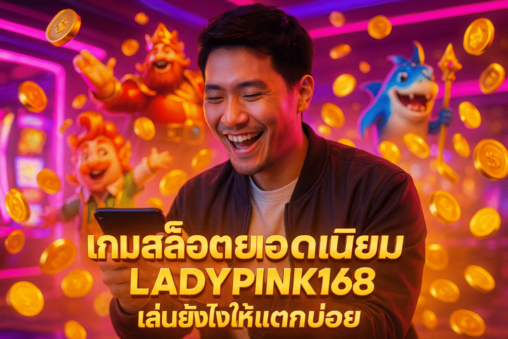 เกมสล็อตยอดนิยม LADYPINK168 เล่นยังไงให้แตกบ่อย